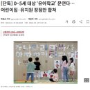 [단독] 0~5세 대상 ‘유아학교’ 문연다…어린이집·유치원 장점만 합쳐 이미지