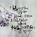 붓쌤캘리그라피 이미지