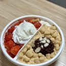 설빙 반반설빙 후기 순수요거생딸기 팥인절미