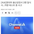 [속보]현대차 울산공장서 3명 질식사…차량 테스트 중 사고 이미지