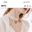 새상품 nevy 시스루 블라우스 이미지