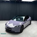 테슬라 퍼플컬러 랩핑 - 브라바도 프로우번스 퍼플 (Provence Purple) 컬러 랩핑 추천