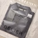 티앤블루 | 벨리에(BELIER) (W) 보더 시티 슬림 폴로 티셔츠 블루 브라운 01(S) 솔직 후기! 여름 꾸안꾸 니트 추천
