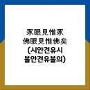 豕眼見惟豕 佛眼見惟佛矣(시안견유시 불안견유불의) - 이재명지사 페이스북에서... 이미지