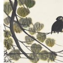 중국화 서화 미술품경매 임풍면(1900~1991) 장학량(張學良) 작취엽쌍조도(叶葉鸟鳥圖) 이미지