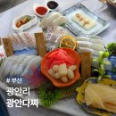 부산 광안리 가성비횟집 푸짐한 코스요리 민락동 광안다찌