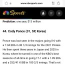 [NBC] MLB FA top100 ranking (폰세 예측 몸값 ㄷㄷ) 이미지