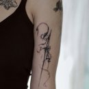 블랙워크 | 동양풍의 흐름을 담아낸 블랙워크 타투 작업 후기 [여련타투, 상수타투]