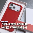 내돈내산 케이스티파이 리플케이스 토마토레드 17프로 구매 착용후기