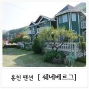 홍천 펜션 / 오션월드 펜션 - 정원이 이쁜 쉐네베르그