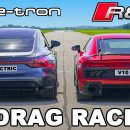 2022Audi R8 v RS e-tron GT: DRAG RACE 이미지