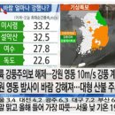 내륙은 바람이 잦아들며 강풍주의보가 모두 해제됐지만 여전히 건조주의보가 내려진 강원 영동 지방에는 오늘~~~ 이미지