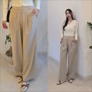 와이드 | 탑텐 수퍼스트레치 여성바지, 세미 와이드팬츠 후기 데이트룩 해결!