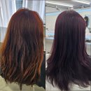 인터넷타임 | 수원 헤어샵 헤어다이아 타임점 추천 긴머리 레이어드컷 플럼브라운 후기