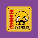 초보운전스티커 붙였더니 운전 자신감 살짝 올라간 자동차용품 후기