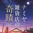 히가시노 게이고 소설「나미야 잡화점의 기적」9월 23일 영화화 확정 이미지
