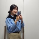 은하수세탁 | 뜨개로그 우마스카프 은하수메리노 m사이즈 후기, 착샷