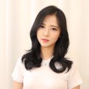 성공률높은 중단발 헤어스타일 자연스러운 웨이브 했어요♥