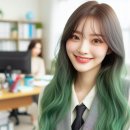 이지엔 푸딩 염색약 애쉬카키 탈색없이 셀프 후기