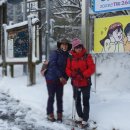 진주동산 산악회 축령산 눈산행하다 이미지