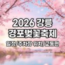 강변역(동서울터미널) (옥외29) | 강릉 경포벚꽃축제 2026 일정, 주차장 위치와 교통편 한눈에