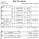 [성가악보] Ride The Chariot / I&#39;m gonna ride in [William H. Smith, 혼성4부] 이미지