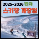 [남부] (야간)캘리그라피(2025) | 2025~2026 전국 스키장 개장일 - 지역별 특징과 추천 포인트 총정리
