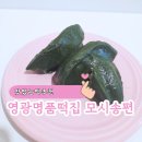 입안가득 쫄깃함이 가득 영광명품떡집 모시송편 솔직후기