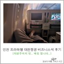 청한아뜰리에 | 인천-프라하 대한항공 비즈니스석 리얼 후기! 보잉 777-300!