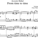 Piano Worship . '때로는 너의 앞에' 악보(Score). CCM | Acoustic Ballad 이미지