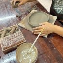 키득키득미술학원 | 서울 도자기공방 세라듀 강남 데이트 취미미술 접시만들기 후기