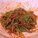 고구마줄기 김치 담그는법 이미지