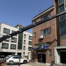 대신지구진입로 | 원곡동 스카이차, 상가주택 외벽 크랙 보수! 복잡한 전선도 3.5톤 290단축으로 안전하게 (지구스카이)