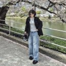 (주)슈퍼스타시그니쳐 | 벚꽃과 함께한 후쿠오카 코디 (아캄 필드 자켓, 무신사 스탠다드 헨리넥, 비터셀즈 골지 티, 무탠다드...