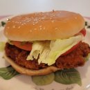 롯데리아(일산탄현점) | 롯데리아 핫크리스피 치킨버거 착한점심 런치타임 세트 메뉴 &amp; 쥐포튀김 후기(가격, 칼로리, 시간)