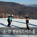 곤지암스키강습 청소년국가대표출신 코치님과 1:1레슨후기 변규식스키스쿨