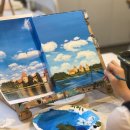 클래스 | 망원동 실내 놀거리 &lt;간격 드로잉스페이스&gt; 아크릴화 원데이클래스 후기