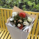 (11/21) 핸드타이드 꽃다발 | 인천 송도 꽃집 추천 보니달리아 플라워 집들이 선물 꽃다발 구매 후기