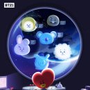 BTS x LINE프렌즈 BT21캐릭터 뉴욕타임스퀘어 광고 + 캐릭터 제작기 영상링크 움짤 이미지