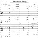 Sultans Of Swing 드럼 악보 이미지