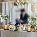 벨로데이 | 원주 무실동 꽃집 벨로데이 돌상 행사 미니 센터피스 그린화이트 후기
