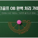 파크골프 OB 처리 가이드 이미지