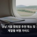 깊어가는 가을의 플로리스트(10월) | 경남 가을 캠핑장 추천 명소 및 계절별 여행 가이드