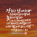강하고 담대하라 이미지