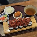 수원 오늘도연어🐟 : 🍣 왕연어초밥과 육회 입맛 폭발 점심 후기🔥 [ 수원초밥 추천 ]
