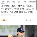 화수분의 대명사 베어스, &#39;중고신인&#39; 정철원 신인왕 수상 …리그 역대 최다 7명 달성 [KBO 시상식] 이미지