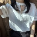 포인트 블라우스, 아뜰리에나인 볼드 마블 팬던트 목걸이, 포트오브콜 캐리 보트넥 풀오버 니트 구매후기