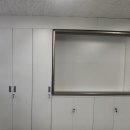 [이지보드] 서울 문창중학교 TV 삽입 칠판 수납장 시공