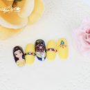 미녀와야수 네일아트