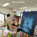 아트워크숍 아크릴화 작품반 | 방배 성인 취미미술 - 획아트 복잡한 생각 잠시 내려나요